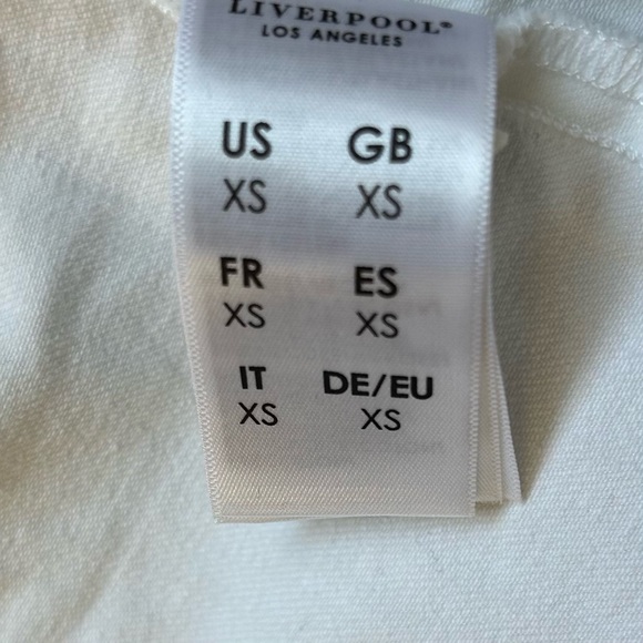 Liverpool Women's “Jackie Jacket” White with Black Stripe , Size XS - Picture 10 of 13